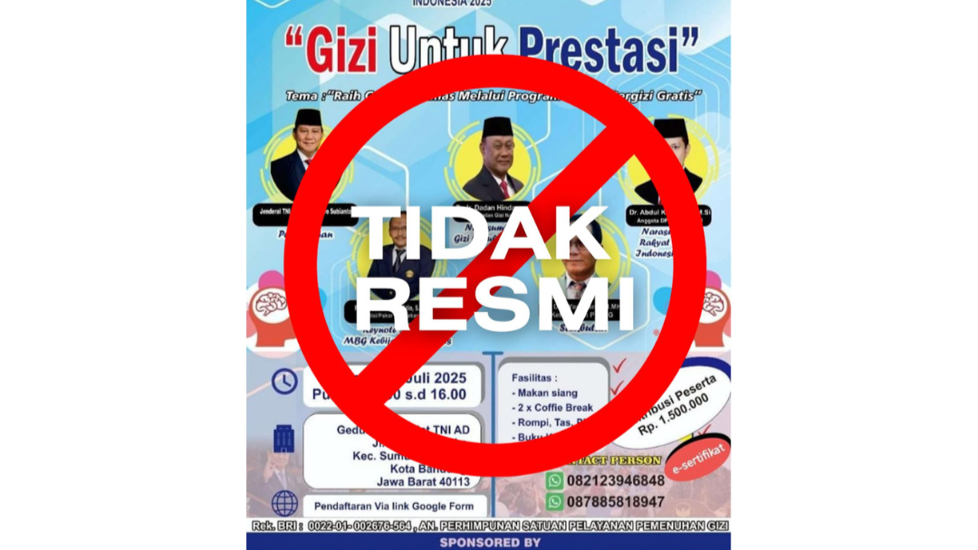 BGN Bintan Tegaskan Kegiatan Deklarasi dan Seminar PSPPG di Bandung Bukan Kegiatan Resmi